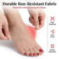 Instant Pedicure Sheer Stockings with Artificial Toenails