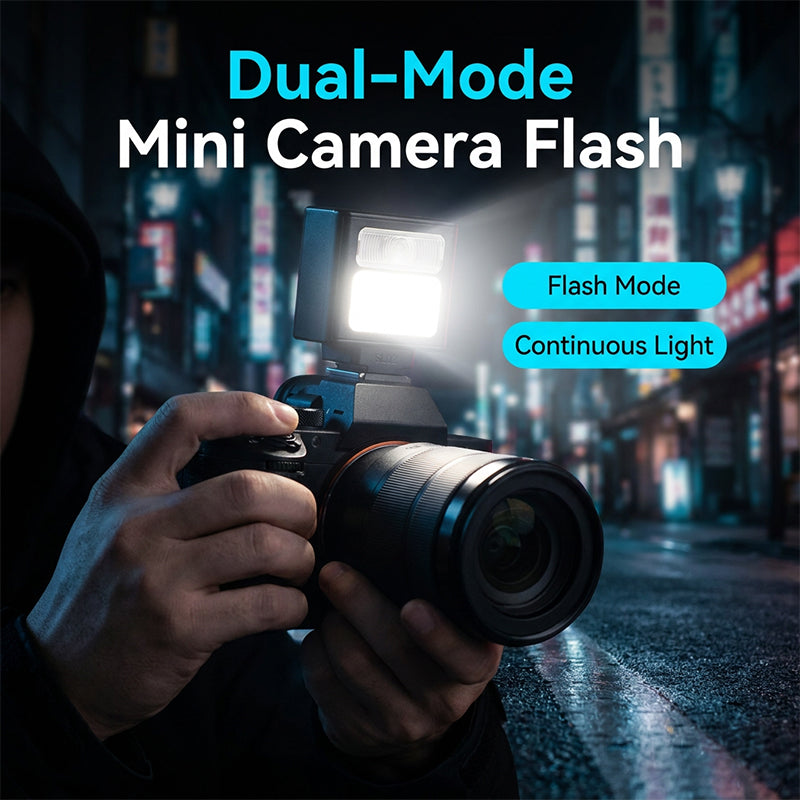 Pocket-Sized Rechargeable Camera Flash