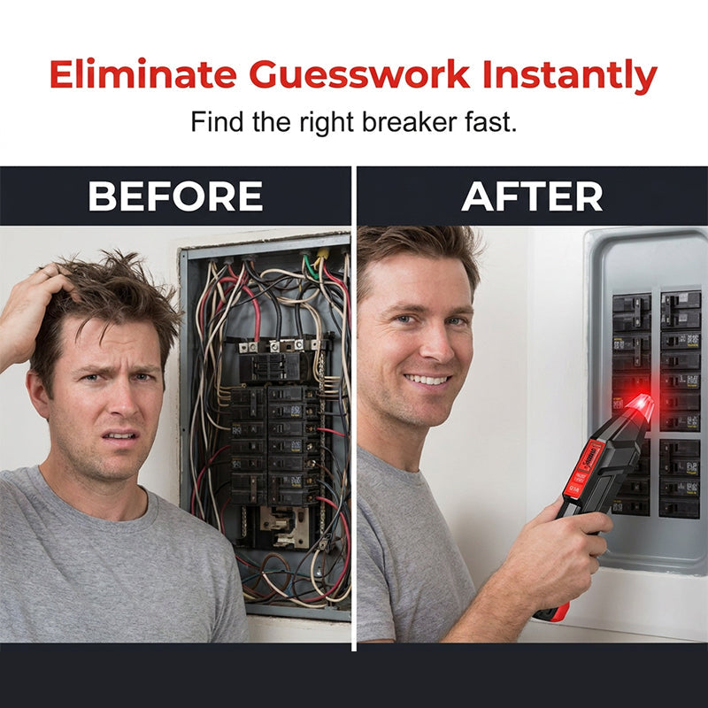 Digital Circuit Breaker Finder and Outlet Tester Kit
