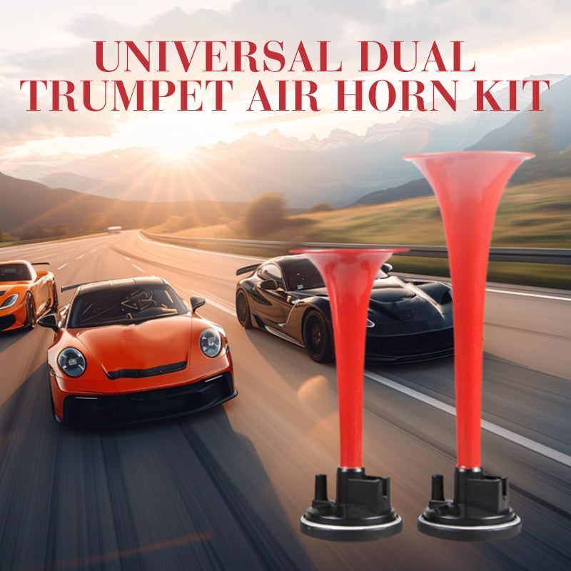 Universal Dual Trumpet Air Horn Kit