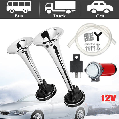 Universal Dual Trumpet Air Horn Kit