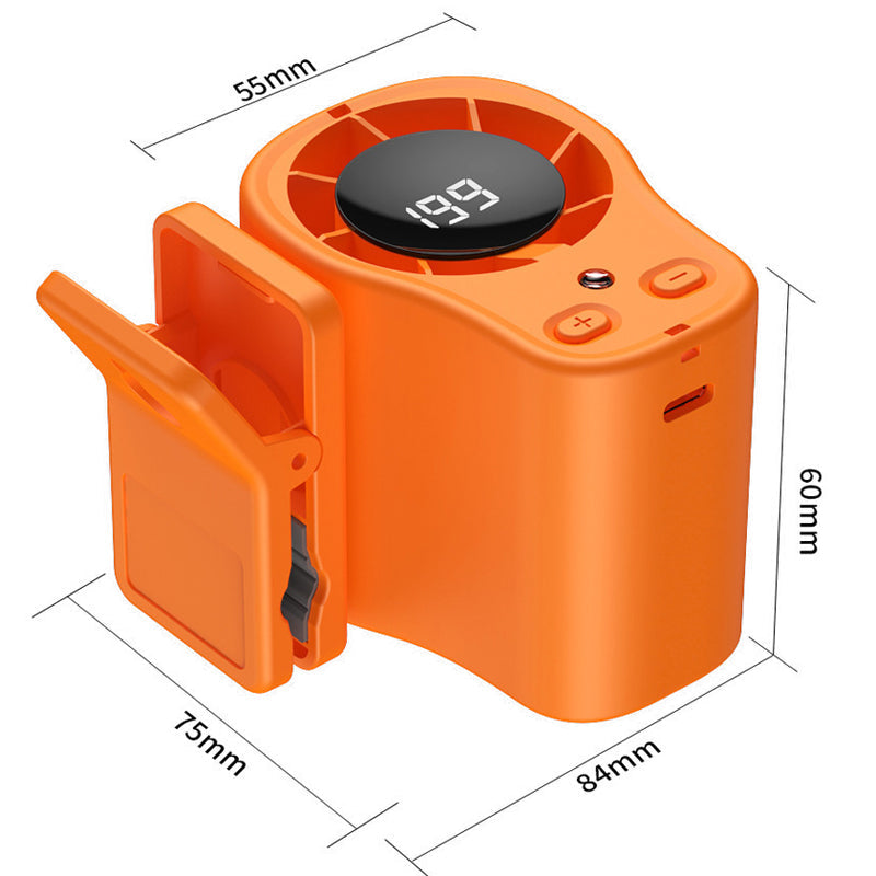 Hands-Free Personal Cooling Fan with LED Display