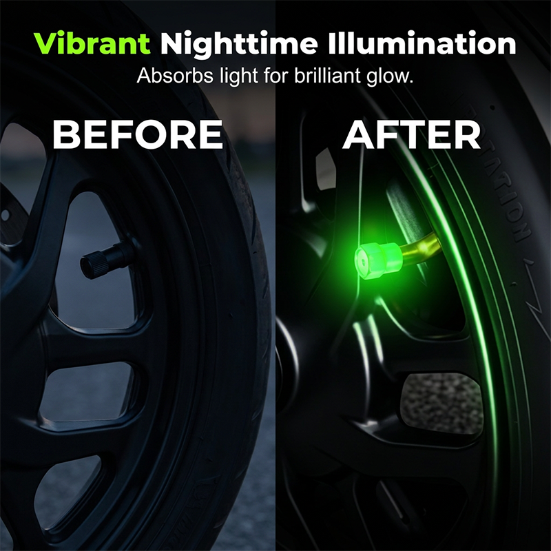 Universal Luminous Tire Valve Caps