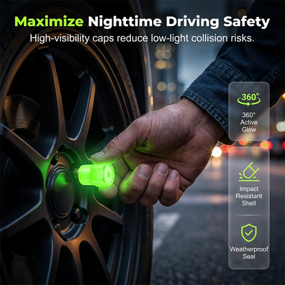 Universal Luminous Tire Valve Caps