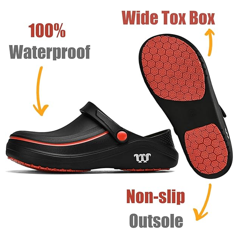 📢!Waterproof & Oil-Proof Safety Shoes with Cushioned Sole