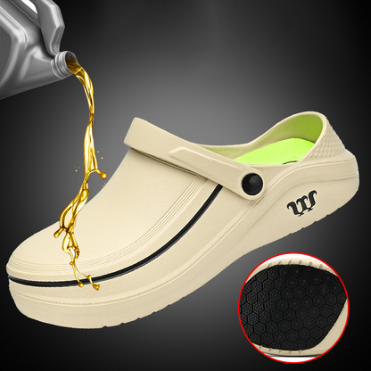 📢!Waterproof & Oil-Proof Safety Shoes with Cushioned Sole
