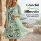 Women's Elegant Chiffon Dress & Cardigan 2-Piece Set