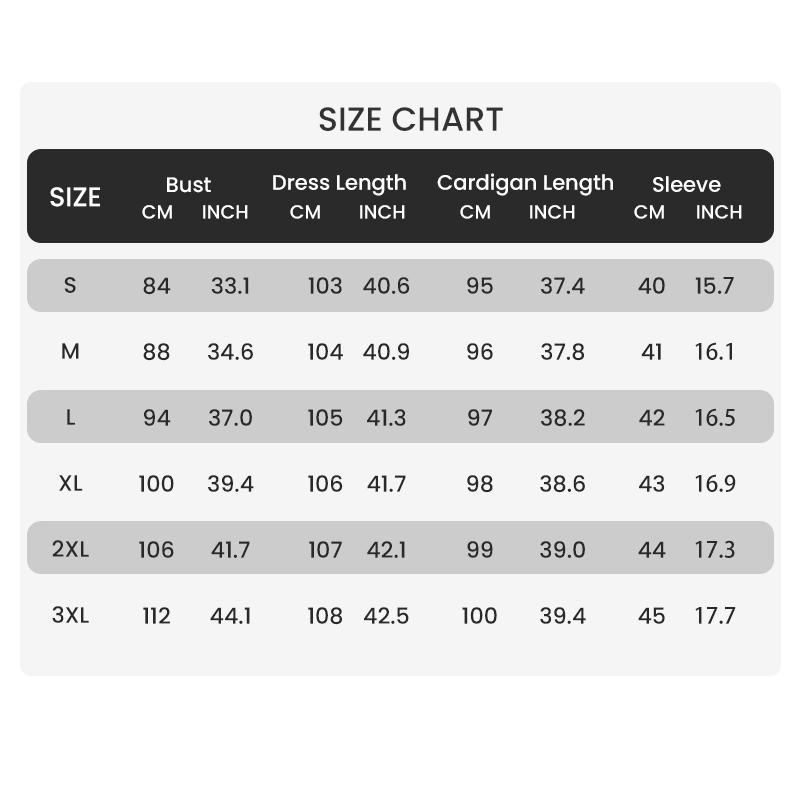 Women's Elegant Chiffon Dress & Cardigan 2-Piece Set
