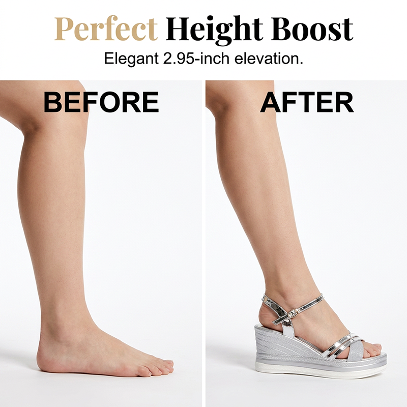 Women's Open Toe Ankle Strap Wedge Sandals