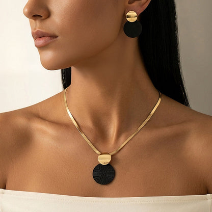 Modern Chic Necklace & Earring Set