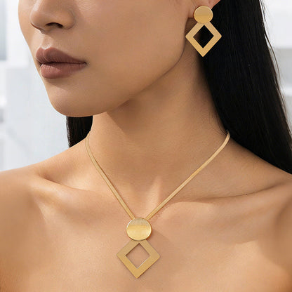 Modern Chic Necklace & Earring Set