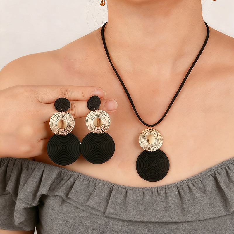 Modern Chic Necklace & Earring Set