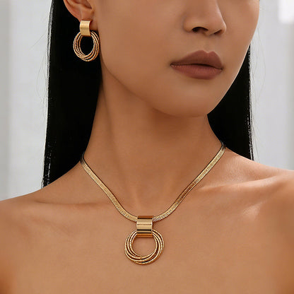 Modern Chic Necklace & Earring Set