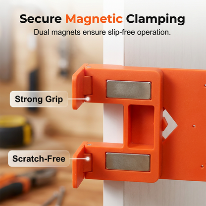 Cabinet Door Hinge Drilling Guide & Mounting Tool