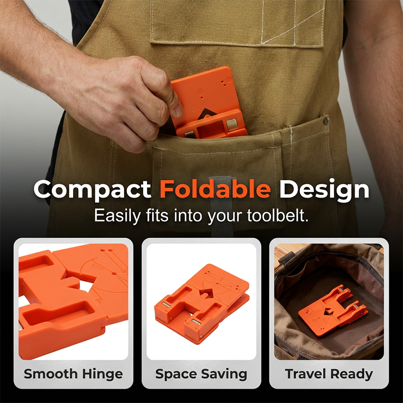 Cabinet Door Hinge Drilling Guide & Mounting Tool
