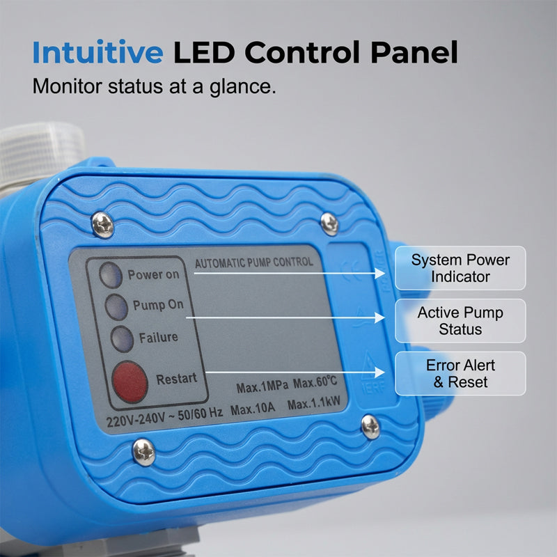 Automatic Water Pump Pressure Controller
