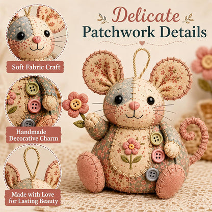 Handcrafted Vintage Mouse Plush Sewing Kit