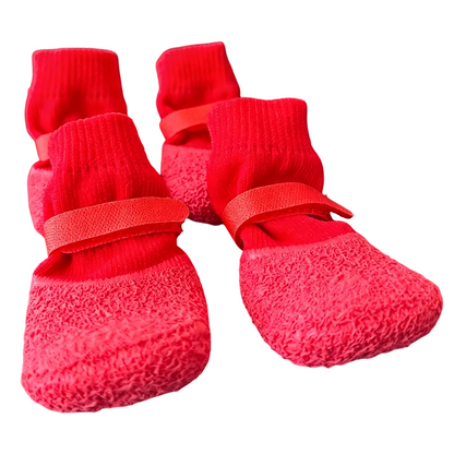 🥳2026 HOT SALE🥳💞50K+ SOLD!🐶🛡️ 50% OFF! Anti‑Slip Waterproof Pet Shoes – Rubber sole, adjustable strap. Protects paws from rain, mud & sharp ground. 👟✨