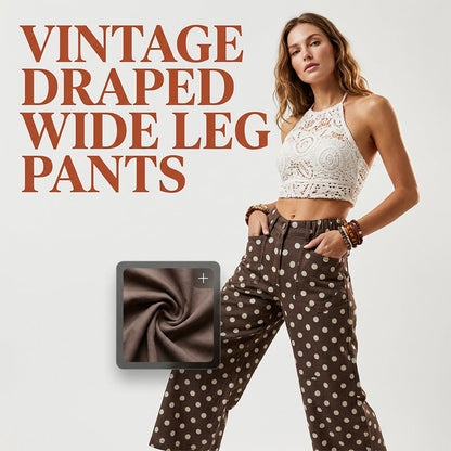 🎁2026 New Arrivals 50% OFF💥Women's Casual Polka Dot Wide Leg Pants – Lightweight & flowy – Perfect for summer, beach or casual chic – playful and comfortable 🌸