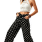 🎁2026 New Arrivals 50% OFF💥Women's Casual Polka Dot Wide Leg Pants – Lightweight & flowy – Perfect for summer, beach or casual chic – playful and comfortable 🌸