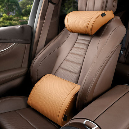 🏆 LIMITED-TIME 50% OFF! 🚗Ergonomic Headrest and Lumbar Support Set for Car Seats