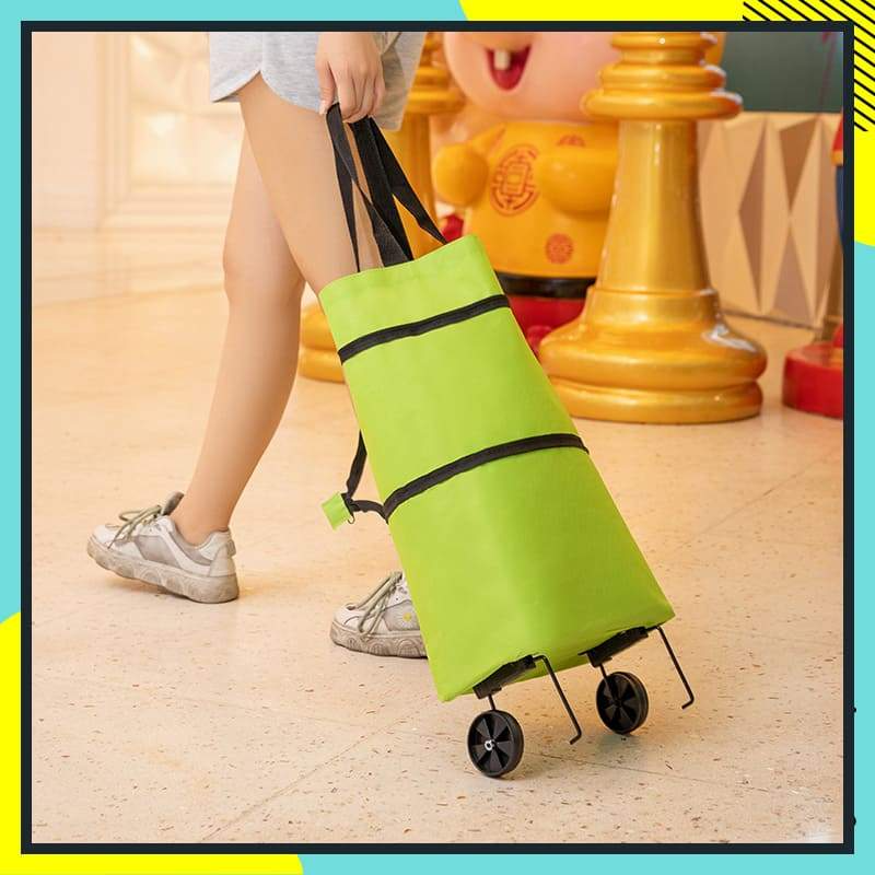 ⏰Last Day Promotion Only £12.99 ‼️🛒2-in-1 Foldable Shopping Cart✨Portable Lightweight Grocery Trolley