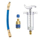 💥Precision AC Oil Dye Injector – Brass Construction, High Pressure Hose, Clear Barrel