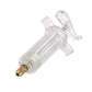 💥Precision AC Oil Dye Injector – Brass Construction, High Pressure Hose, Clear Barrel