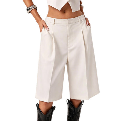Women's Loose Fit Bermuda Shorts