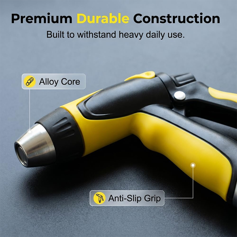High-Pressure Garden Hose Nozzle Spray Gun