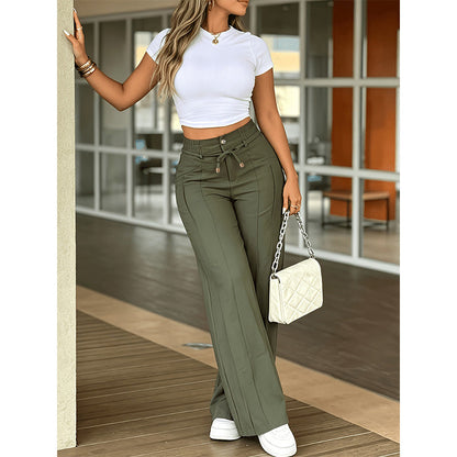 Women’s High-Waisted Straight Leg Pants