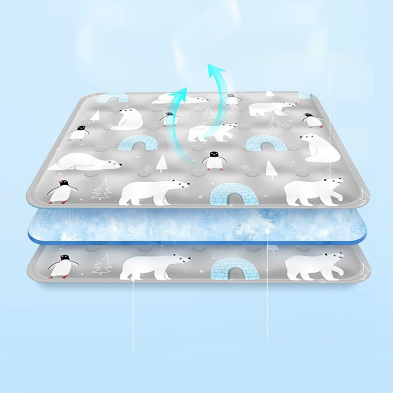 🦴Premium Scratch-Resistant Cooling Mat – Prevents Overheating, Soothes Joints, Non-Slip Base – A Thoughtful Summer Gift for Your Furry Friend 🌟🐩