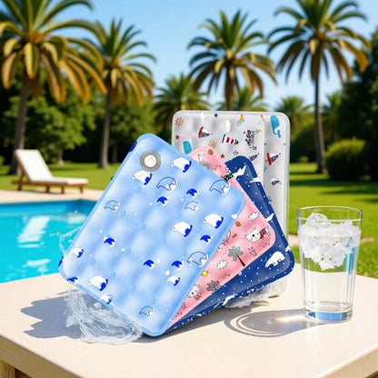 🦴Premium Scratch-Resistant Cooling Mat – Prevents Overheating, Soothes Joints, Non-Slip Base – A Thoughtful Summer Gift for Your Furry Friend 🌟🐩