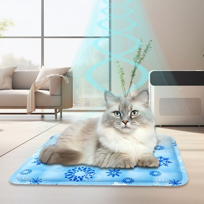 🦴Premium Scratch-Resistant Cooling Mat – Prevents Overheating, Soothes Joints, Non-Slip Base – A Thoughtful Summer Gift for Your Furry Friend 🌟🐩