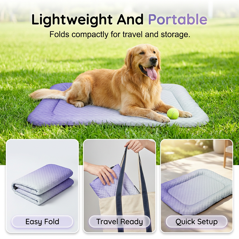 🥳2026 HOT SALE🥳💞50K+ SOLD!🐶❄️ 50% OFF! Cooling Gel Mat for Pets – No refrigeration needed, instant heat relief. Breathable, non‑toxic. Helps pets sleep cool all summer! 🌿✨