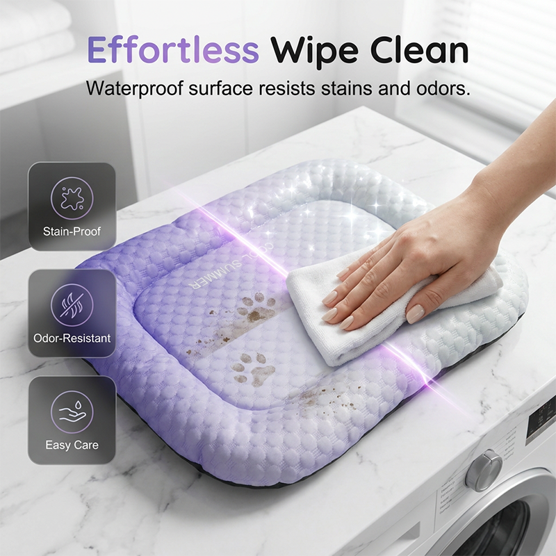 🥳2026 HOT SALE🥳💞50K+ SOLD!🐶❄️ 50% OFF! Cooling Gel Mat for Pets – No refrigeration needed, instant heat relief. Breathable, non‑toxic. Helps pets sleep cool all summer! 🌿✨
