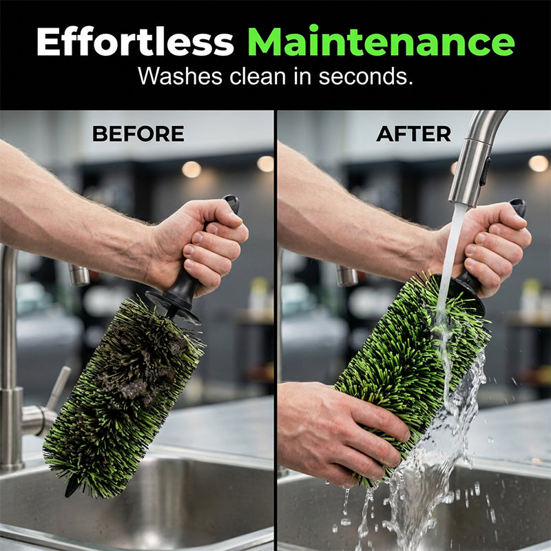 Wheel Barrel Cleaning Brush