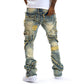 Men's Deconstructed Frayed Flare Jeans✈️Free Shipping