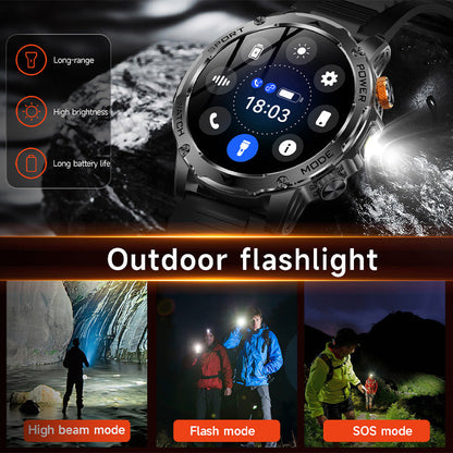 ⌚ 50% OFF NOW! 🔦 Smart Sports Watch – 1000mAh Battery, 1.7" HD, 100+ Sports Modes & LED Flashlight – For Active Lifestyles 💪