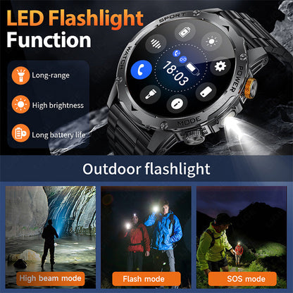⌚ 50% OFF NOW! 🔦 Smart Sports Watch – 1000mAh Battery, 1.7" HD, 100+ Sports Modes & LED Flashlight – For Active Lifestyles 💪