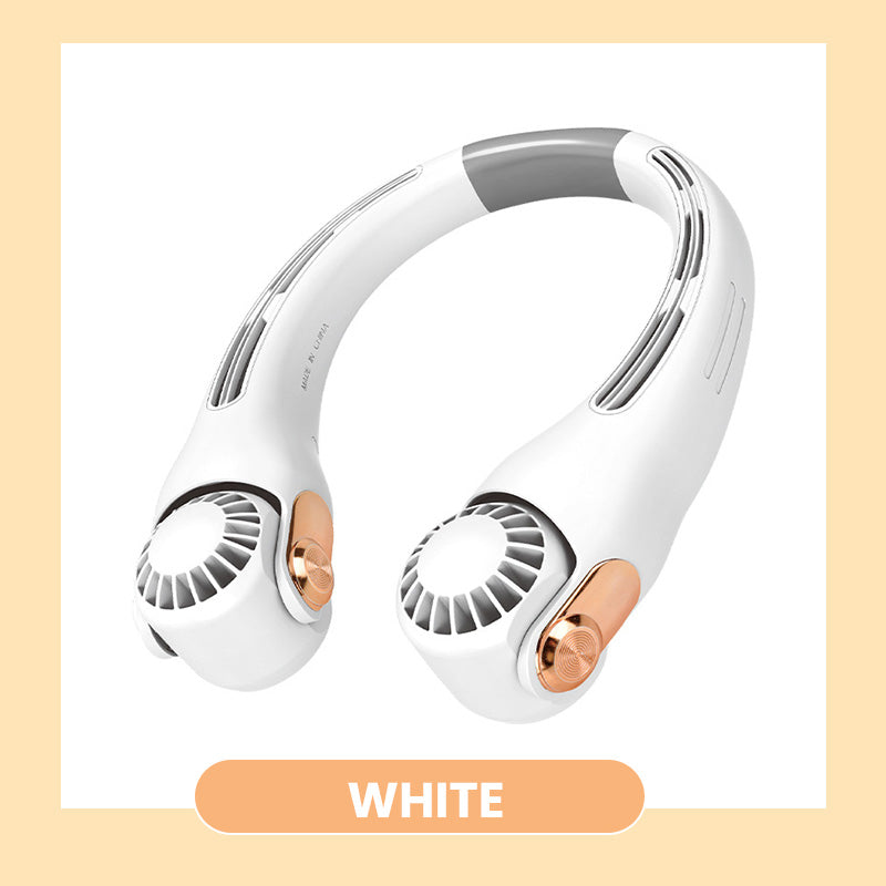 🌬️ Portable Bladeless Neck Fan with Adjustable Airflow — Whisper-Quiet Operation, Great for Indoor & Outdoor