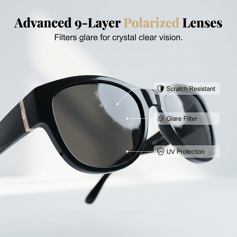 Women's Large Frame Fit-Over Sunglasses