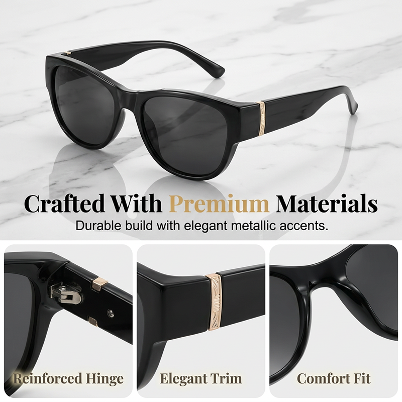 Women's Large Frame Fit-Over Sunglasses
