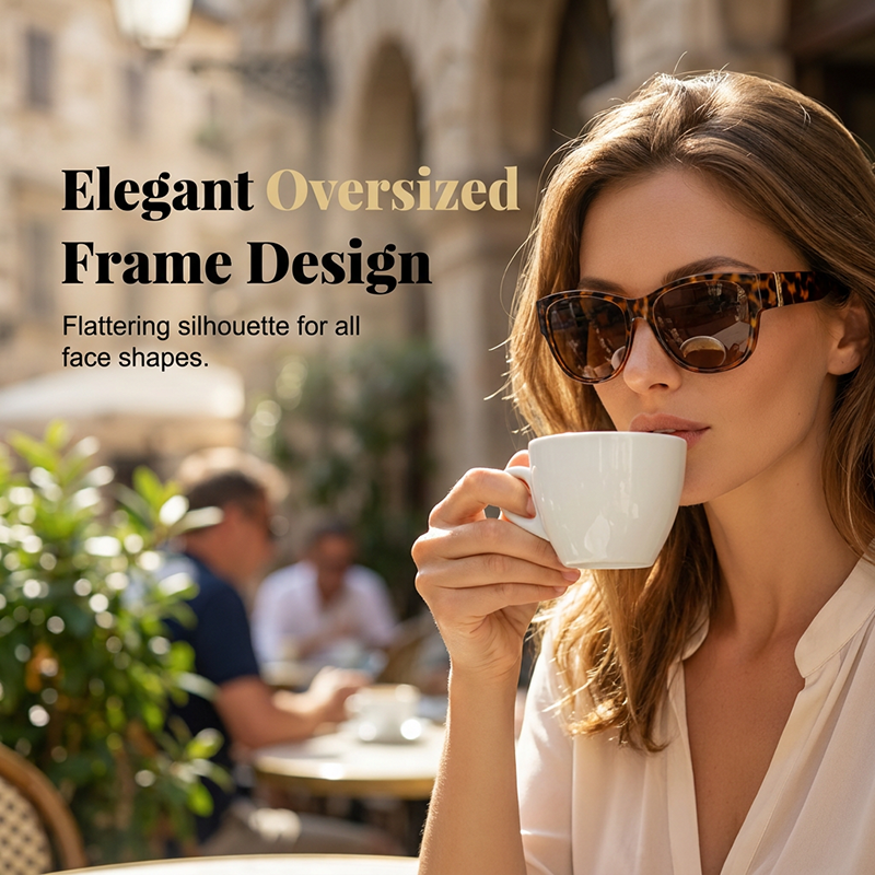 Women's Large Frame Fit-Over Sunglasses