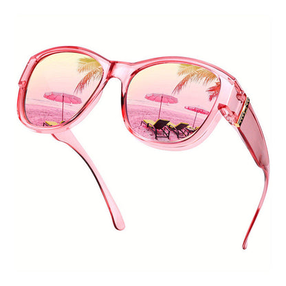 Women's Large Frame Fit-Over Sunglasses