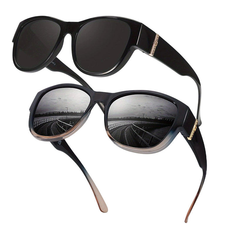 Women's Large Frame Fit-Over Sunglasses