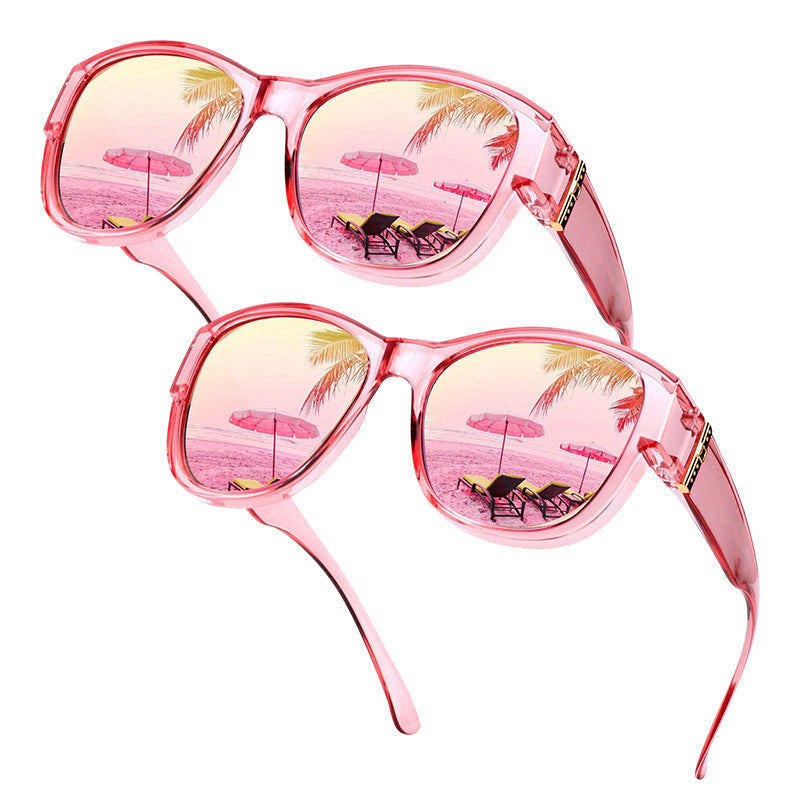 Women's Large Frame Fit-Over Sunglasses