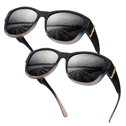 Women's Large Frame Fit-Over Sunglasses