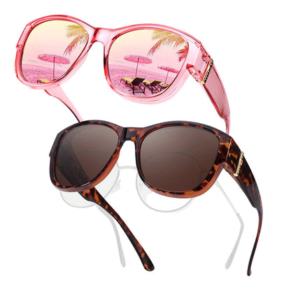 Women's Large Frame Fit-Over Sunglasses