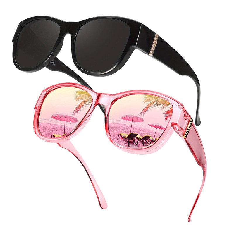 Women's Large Frame Fit-Over Sunglasses